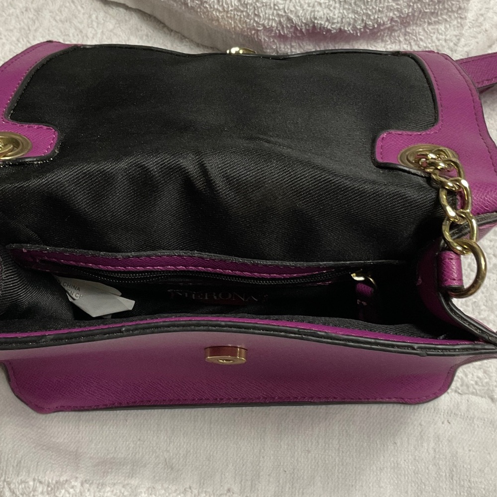 Merona Magenta Crossbody Bag with Bow Accent - Picture 6 of 6